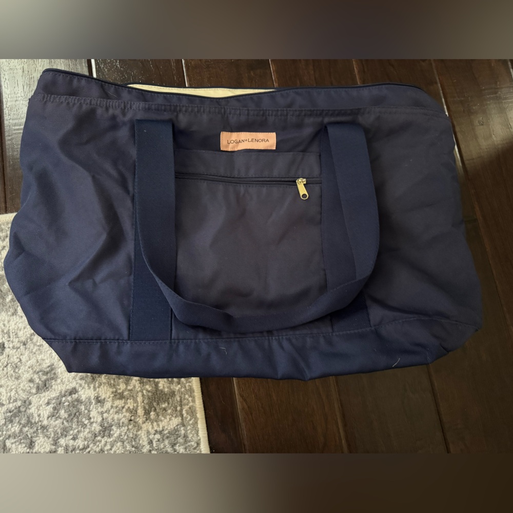 Lacoste Navy Duffel Bag